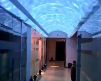 水波纹投影灯效果
